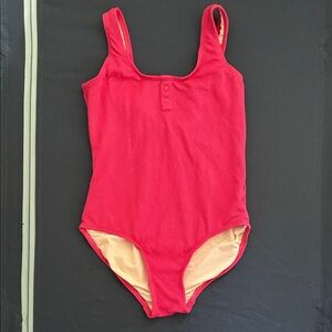 Old Navy Girls Size Large 10-12 One-piece  Pink Bathing Swimsuit